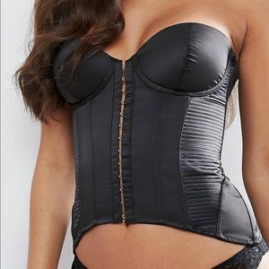 Satin Pleated Corset